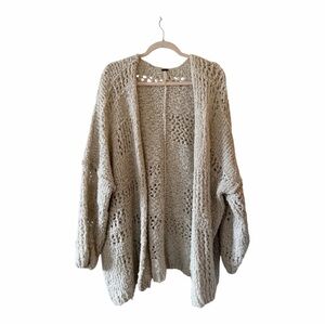 Free People Chunky Knit Cardigan